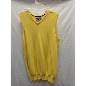 Caribbean Joe Let Go‎ Yellow Vest Men's Size Large